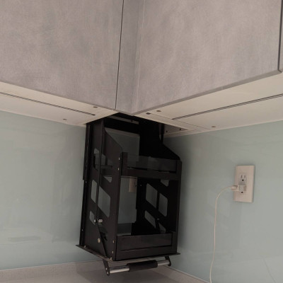 手動升降櫃黑晶